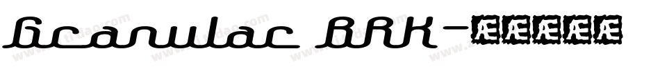 Granular BRK字体转换